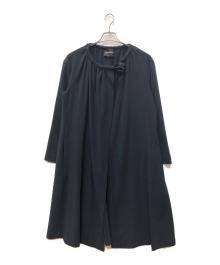 EMPORIO ARMANI（エンポリオ アルマーニ）の古着「スリットロングワンピース」｜ネイビー