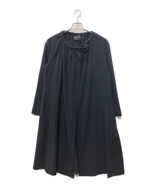 EMPORIO ARMANI（エンポリオ アルマーニ）EMPORIO ARMANI (エンポリオ アルマーニ) スリットロングワンピース ネイビー サイズ:SIZE 1の古着・服飾アイテム