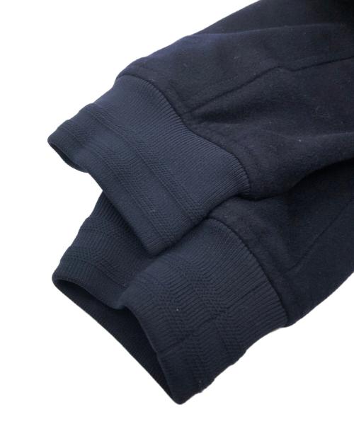 BROOKS BROTHERS（ブルックスブラザーズ）BROOKS BROTHERS (ブルックスブラザーズ) 比翼ウールレザーコンビブルゾン ネイビー サイズ:SIZE Mの古着・服飾アイテム