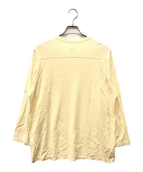 MAATEE&SONS（マーティーアンドサンズ）MAATEE&SONS (マーティーアンドサンズ) CAP SHOULDER L/S TEE イエロー サイズ:SIZE 2の古着・服飾アイテム
