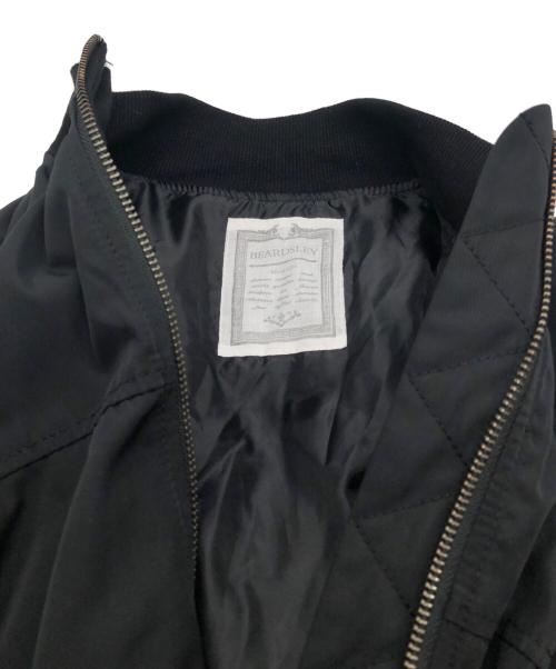 BEARDSLEY（ビアズリー）BEARDSLEY (ビアズリー) フレアMA-1ブルゾン ブラック サイズ:SIZE FREEの古着・服飾アイテム