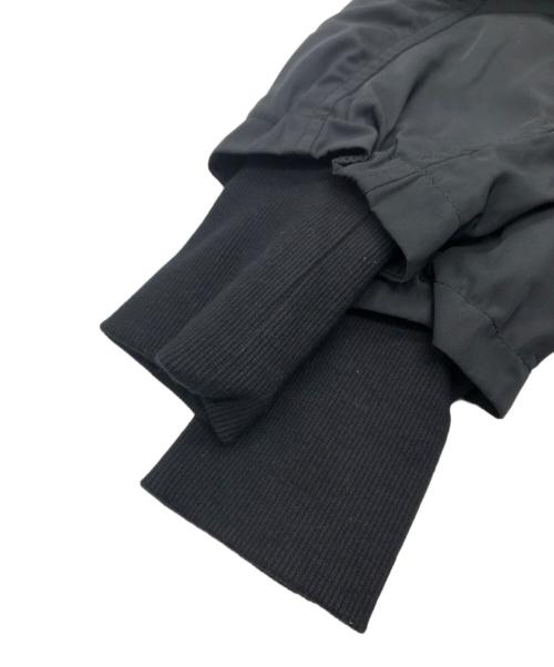 BEARDSLEY（ビアズリー）BEARDSLEY (ビアズリー) フレアMA-1ブルゾン ブラック サイズ:SIZE FREEの古着・服飾アイテム