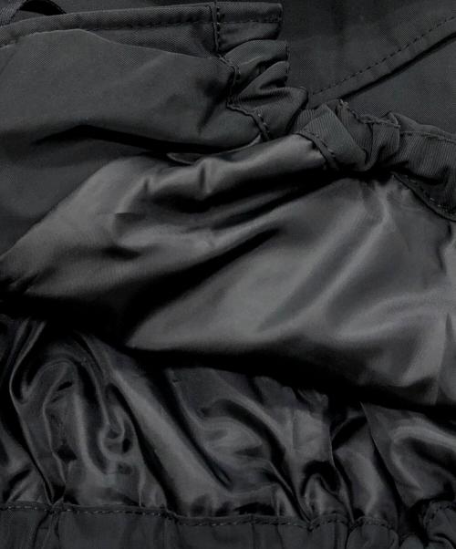 BEARDSLEY（ビアズリー）BEARDSLEY (ビアズリー) フレアMA-1ブルゾン ブラック サイズ:SIZE FREEの古着・服飾アイテム