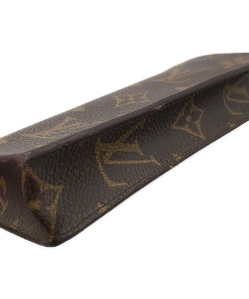 LOUIS VUITTON（ルイ ヴィトン）LOUIS VUITTON (ルイ ヴィトン) エテュイ・リネット・サーンプル 眼鏡ケース ブラウンの古着・服飾アイテム