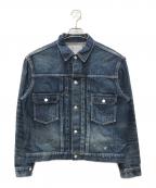 New Manualニュー・マニュアル）の古着「006 LV 2ND T-BACK JACKET」｜インディゴ