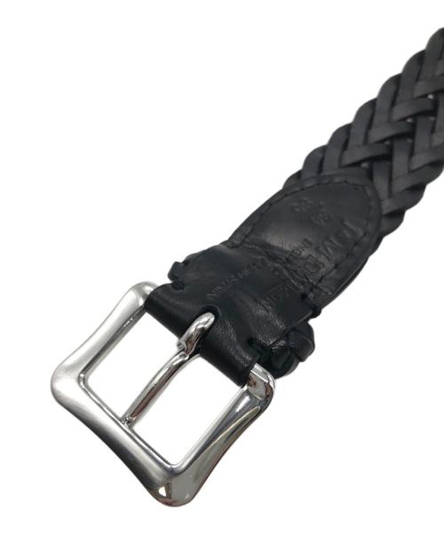 J&M DAVIDSON（ジェイ＆エム デヴィッドソン）J&M DAVIDSON (ジェイ＆エム デヴィッドソン) メッシュレザーベルト ブラックの古着・服飾アイテム