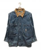 LEVI'Sリーバイス）の古着「襟コーデュロイデニムカバーオール」｜インディゴ