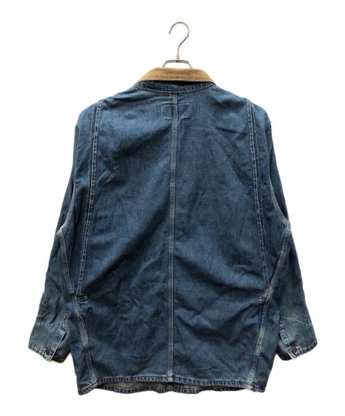 LEVI'S（リーバイス）LEVI'S (リーバイス) 襟コーデュロイデニムカバーオール インディゴ サイズ:SIZE 38の古着・服飾アイテム
