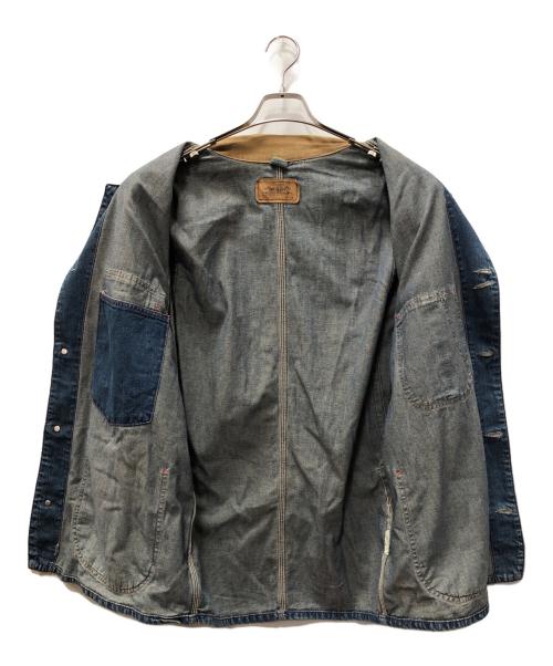 LEVI'S（リーバイス）LEVI'S (リーバイス) 襟コーデュロイデニムカバーオール インディゴ サイズ:SIZE 38の古着・服飾アイテム