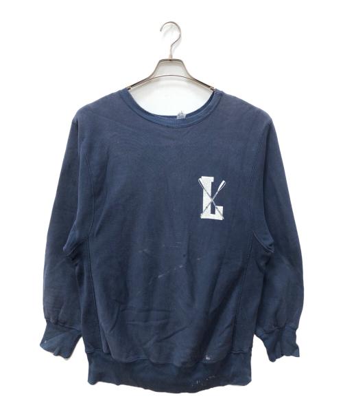 Champion（チャンピオン）Champion (チャンピオン) 90’S 両面プリントリバースウィーブスウェット ネイビー サイズ:SIZE 不明の古着・服飾アイテム