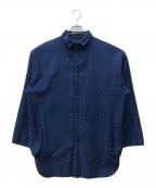 Porter Classicポータークラシック）の古着「MOLESKIN SHIRT JACKET/モールスキンシャツジャケット」｜ブルー