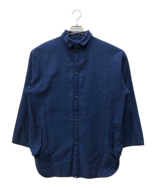 Porter Classic（ポータークラシック）Porter Classic (ポータークラシック) MOLESKIN SHIRT JACKET/モールスキンシャツジャケット ブルー サイズ:SIZE 2の古着・服飾アイテム