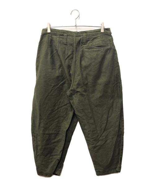 Porter Classic（ポータークラシック）Porter Classic (ポータークラシック) MOLESKIN BEBOP PANTS グリーン サイズ:SIZE Mの古着・服飾アイテム