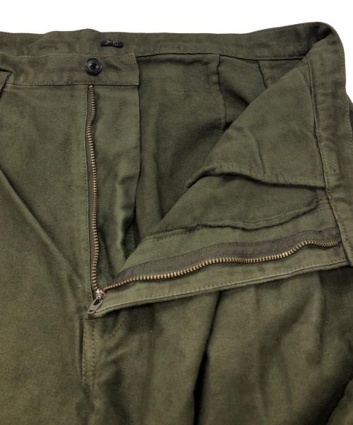 Porter Classic（ポータークラシック）Porter Classic (ポータークラシック) MOLESKIN BEBOP PANTS グリーン サイズ:SIZE Mの古着・服飾アイテム