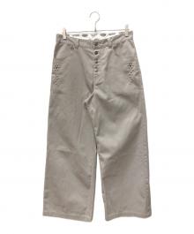 Dickies×BADWAY（ディッキーズ×バッドウェイ）の古着「studs chino pants」｜グレー