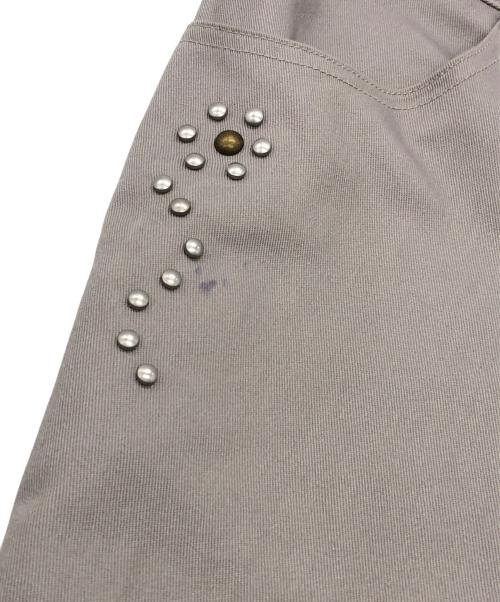 Dickies（ディッキーズ）Dickies (ディッキーズ) BADWAY (バッドウェイ) studs chino pants グレー サイズ:SIZE Mの古着・服飾アイテム