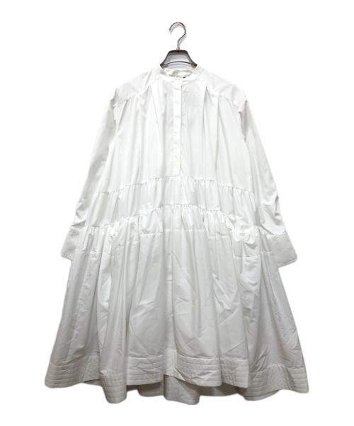 for formo（フォルフォルモ）for formo (フォルフォルモ) Midi Flare One-Piece ホワイト サイズ:2の古着・服飾アイテム
