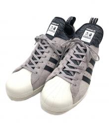 adidas×NEIGHBORHOOD×A BATHING APE（アディダス×ネイバーフッド×アベイシングエイプ）の古着「SUPER STAR BOOST NH BAPE」｜グレー