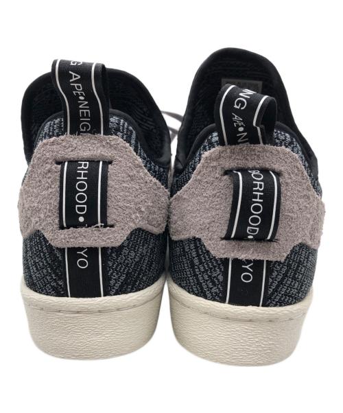adidas（アディダス）adidas (アディダス) NEIGHBORHOOD (ネイバーフッド) A BATHING APE (アベイシングエイプ) SUPER STAR BOOST NH BAPE グレー サイズ:SIZE 29.5cmの古着・服飾アイテム
