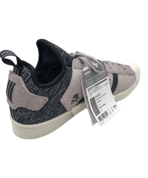 adidas（アディダス）adidas (アディダス) NEIGHBORHOOD (ネイバーフッド) A BATHING APE (アベイシングエイプ) SUPER STAR BOOST NH BAPE グレー サイズ:SIZE 29.5cmの古着・服飾アイテム
