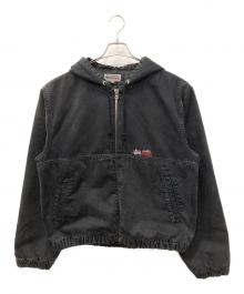 stussy（ステューシー）の古着「Double Dye Work Jacket」｜ブラック