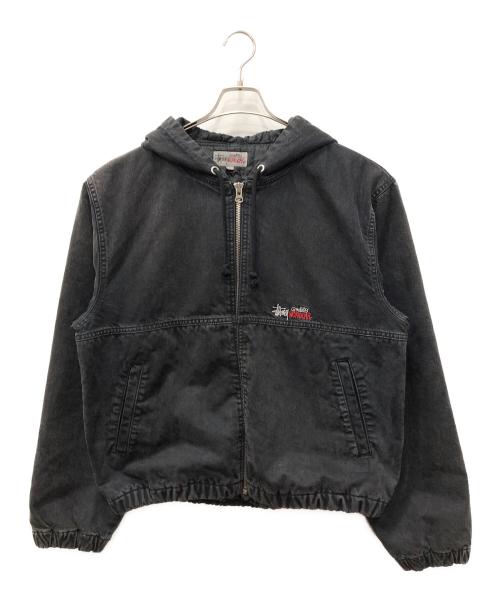stussy（ステューシー）stussy (ステューシー) Double Dye Work Jacket ブラック サイズ:SIZE Lの古着・服飾アイテム