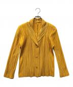 PLEATS PLEASEプリーツプリーズ）の古着「プリーツジャケット」｜イエロー