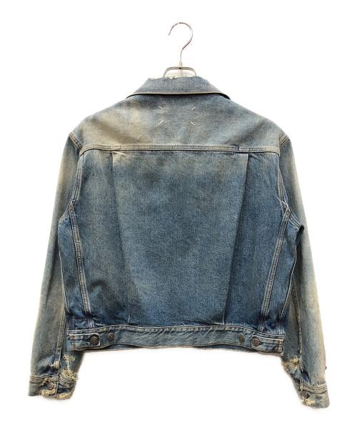 Maison Margiela（メゾンマルジェラ）Maison Margiela (メゾンマルジェラ) DECORTIQUE DENIM JACKET ブルー サイズ:SIZE 48の古着・服飾アイテム