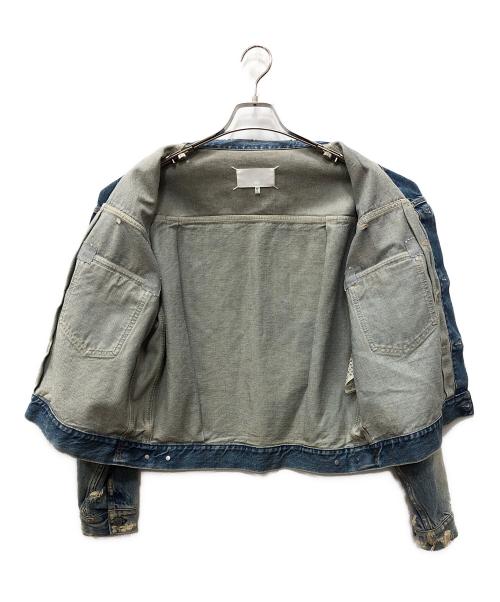 Maison Margiela（メゾンマルジェラ）Maison Margiela (メゾンマルジェラ) DECORTIQUE DENIM JACKET ブルー サイズ:SIZE 48の古着・服飾アイテム