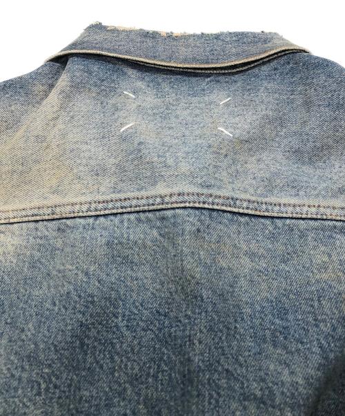 Maison Margiela（メゾンマルジェラ）Maison Margiela (メゾンマルジェラ) DECORTIQUE DENIM JACKET ブルー サイズ:SIZE 48の古着・服飾アイテム