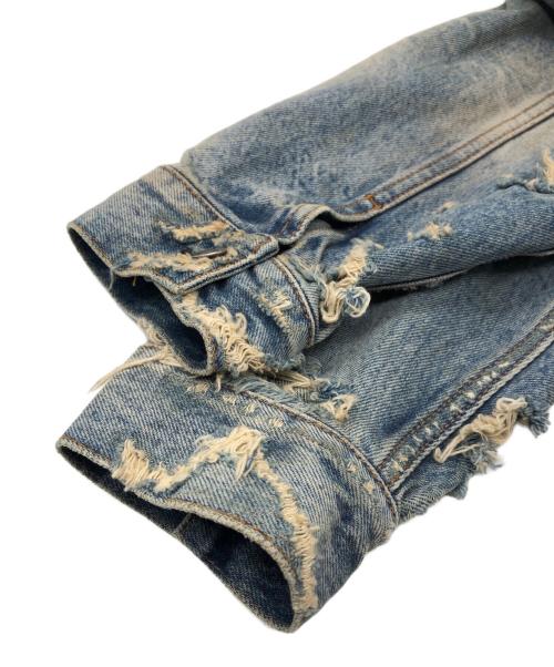 Maison Margiela（メゾンマルジェラ）Maison Margiela (メゾンマルジェラ) DECORTIQUE DENIM JACKET ブルー サイズ:SIZE 48の古着・服飾アイテム