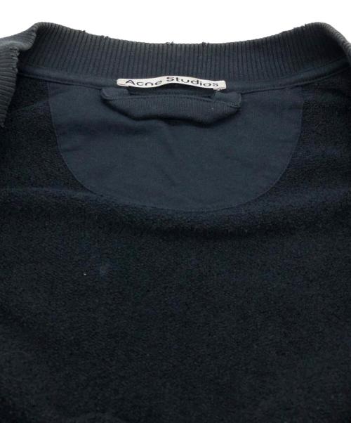 Acne studios（アクネ ストゥディオズ）Acne studios (アクネ ストゥディオズ) ジップロゴスウェット ネイビー サイズ:SIZE XXSの古着・服飾アイテム