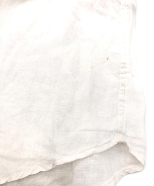 KAPITAL（キャピタル）KAPITAL (キャピタル) Linen Drawn Work Hippie Sleeve Shirt ホワイト サイズ:SIZE Lの古着・服飾アイテム