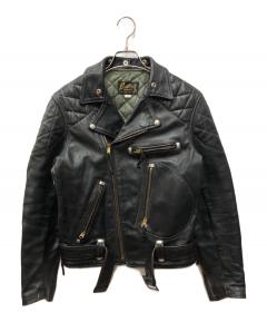 中古・古着通販】Johnbull (ジョンブル) クラックレザーダブル