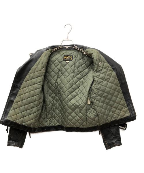 Buco（ブコ）Buco (ブコ) J-82 PADDEDダブルレザージャケット ブラック サイズ:SIZE 38の古着・服飾アイテム