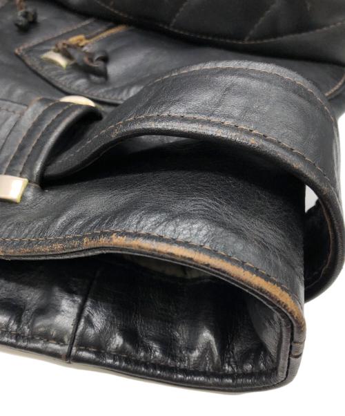 Buco（ブコ）Buco (ブコ) J-82 PADDEDダブルレザージャケット ブラック サイズ:SIZE 38の古着・服飾アイテム