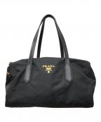 PRADAプラダ）の古着「ナイロンボストンバッグ」｜ブラック