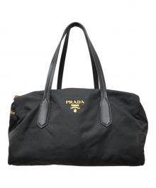 PRADA（プラダ）の古着「ナイロンボストンバッグ」｜ブラック
