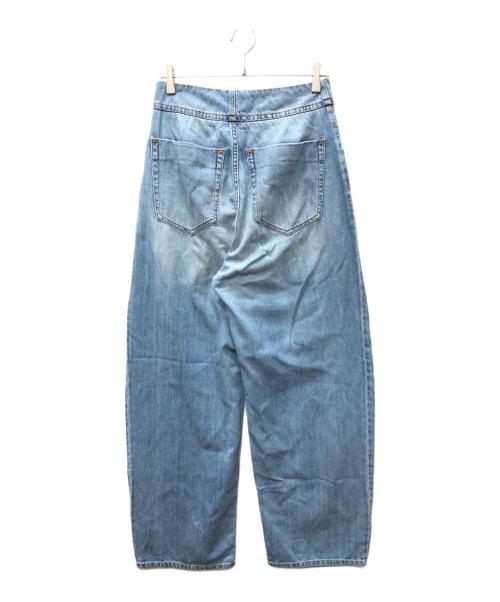 MM6 Maison Margiela（エムエムシックスメゾンマルジェラ）MM6 Maison Margiela (エムエムシックスメゾンマルジェラ) ワイドデニムパンツ ブルー サイズ:SIZE LLの古着・服飾アイテム