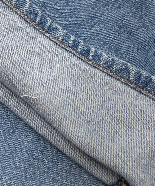 MM6 Maison Margiela（エムエムシックスメゾンマルジェラ）MM6 Maison Margiela (エムエムシックスメゾンマルジェラ) ワイドデニムパンツ ブルー サイズ:SIZE LLの古着・服飾アイテム