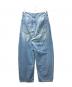 MM6 Maison Margiela (エムエムシックスメゾンマルジェラ) ワイドデニムパンツ ブルー サイズ:SIZE LL：15000円