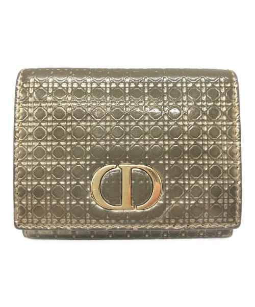 Christian Dior（クリスチャン ディオール）Christian Dior (クリスチャン ディオール) 3つ折り財布 ゴールドの古着・服飾アイテム