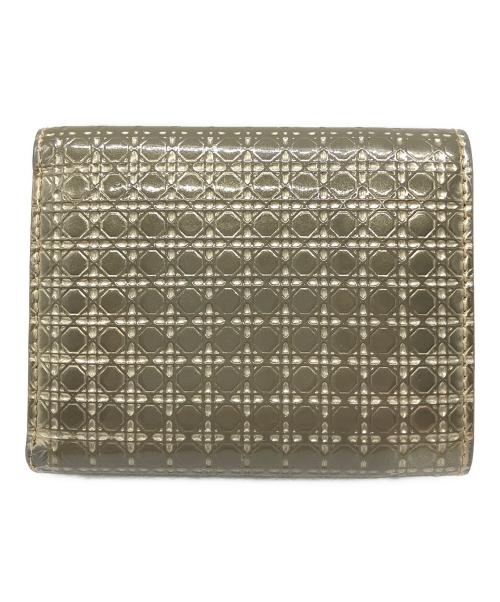 Christian Dior（クリスチャン ディオール）Christian Dior (クリスチャン ディオール) 3つ折り財布 ゴールドの古着・服飾アイテム