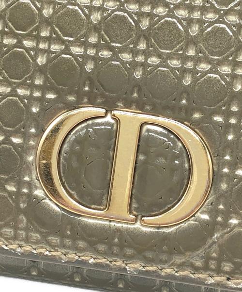 Christian Dior（クリスチャン ディオール）Christian Dior (クリスチャン ディオール) 3つ折り財布 ゴールドの古着・服飾アイテム