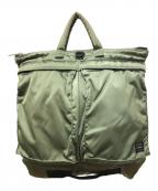 PORTERポーター）の古着「PX TANKER 2WAY HELMET BAG」｜カーキ