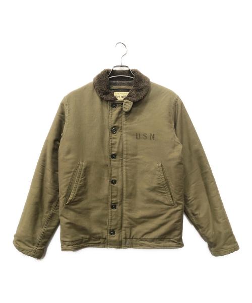BUZZ RICKSON'S（バズリクソンズ）BUZZ RICKSON'S (バズリクソンズ) N-1 デッキジャケット カーキ サイズ:Mの古着・服飾アイテム