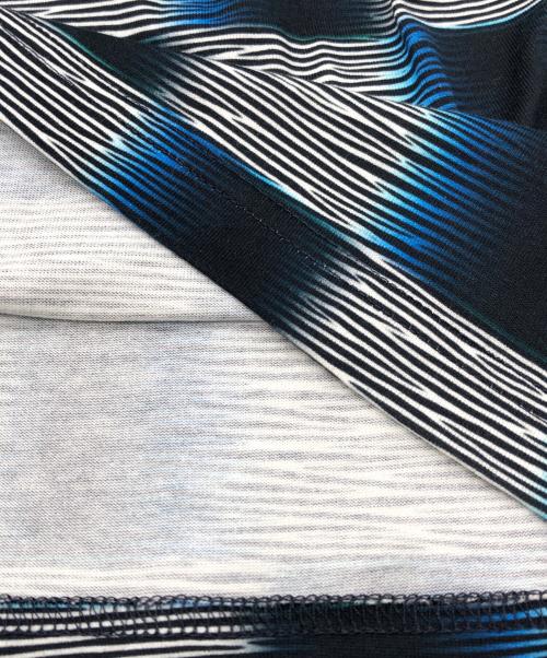 LOUIS VUITTON（ルイ ヴィトン）LOUIS VUITTON (ルイ ヴィトン) ダミエショートスリーブコットンTシャツ ブルー×ブラック サイズ:SIZE XLの古着・服飾アイテム