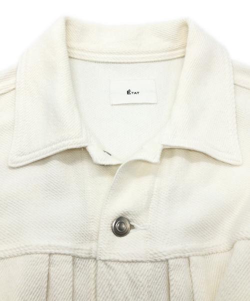 ETAT（エタ）ETAT (エタ) TYPE 004 COMMON JACKET ホワイト サイズ:SIZE 46の古着・服飾アイテム