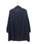 TOMORROW LAND PILGRIM (トゥモローランド ピルグリム) ERMENEGILDO ZEGNA (エルメネジルド・ゼニア) ウールカシミヤフランネルステンカラーコート ネイビー サイズ:SIZE 48：18000円