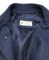 中古・古着 TOMORROW LAND PILGRIM (トゥモローランド ピルグリム) ERMENEGILDO ZEGNA (エルメネジルド・ゼニア) ウールカシミヤフランネルステンカラーコート ネイビー サイズ:SIZE 48：18000円